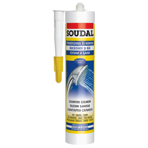 Silicon SANITAR,  ALB,280 ml Soudal,(15) 103218